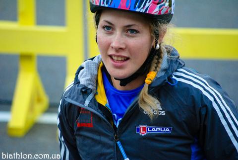 DZHIMA Yuliia. Ufa 2012. Summer world biathlon championship. Pursuits