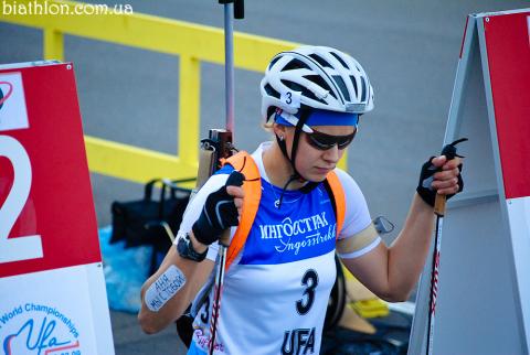 VILUKHINA Olga. Ufa 2012. Summer world biathlon championship. Pursuits