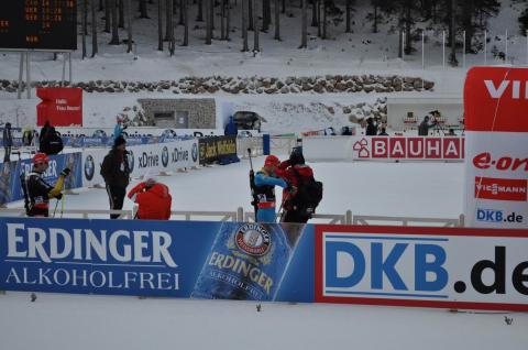 Our fans in Pokluka 2012 (men\'s sprint)