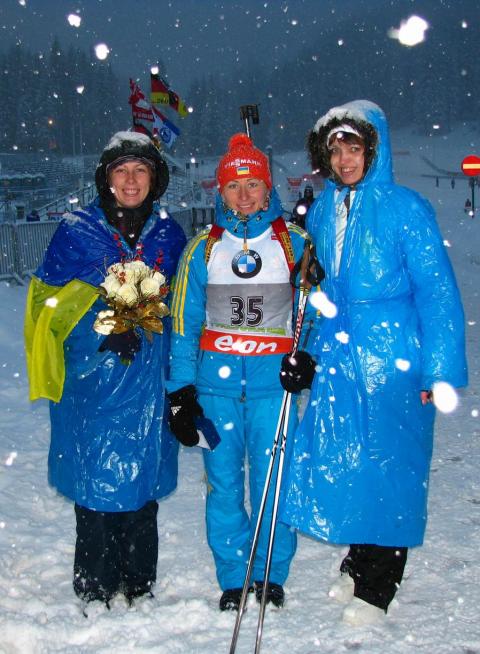 Our fans in Pokluka 2012 (women\'s sprint)