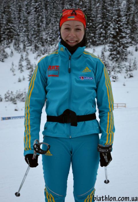 BURDYGA Natalya. Hochfilzen 2012. Sprint. Women