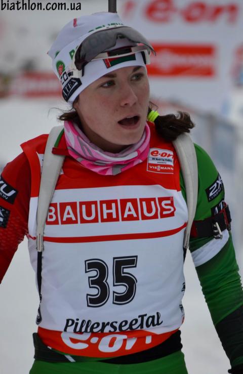 SKARDINO Nadezhda. Hochfilzen 2012. Sprint. Women