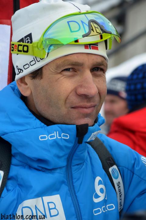 BJOERNDALEN Ole Einar. Hochfilzen 2012. Sprint. Men