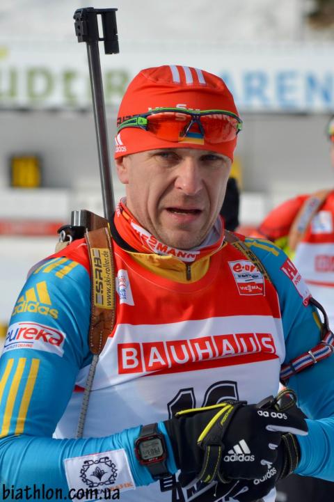 BILANENKO Olexander. Antholz 2013. Sprint. Men