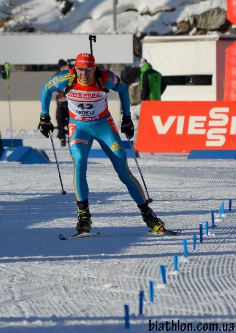 DERYZEMLYA Andriy. Antholz 2013. Sprint. Men