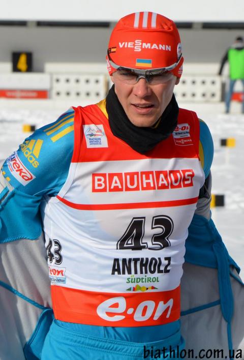 DERYZEMLYA Andriy. Antholz 2013. Sprint. Men