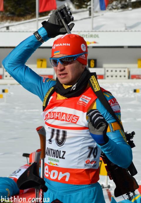 SEMENOV Serhiy. Antholz 2013. Sprint. Men
