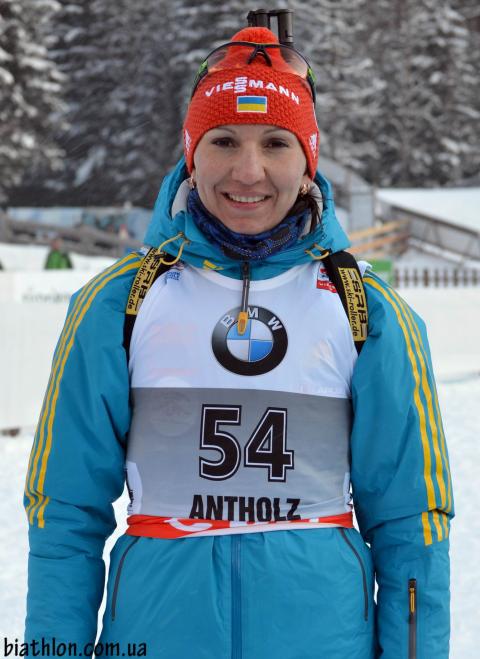 BILOSYUK Olena. Antholz 2013. Sprint. Women