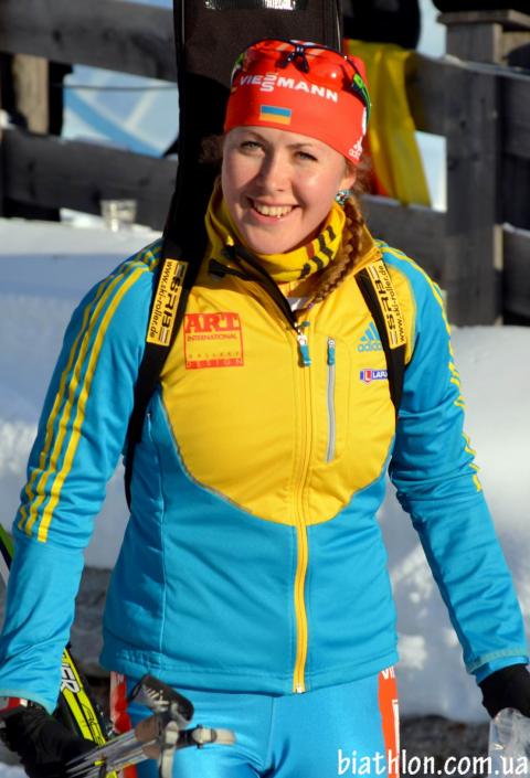 DZHIMA Yuliia. Antholz 2013. Sprint. Women