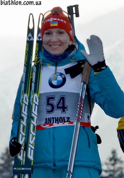 BILOSYUK Olena. Antholz 2013. Sprint. Women
