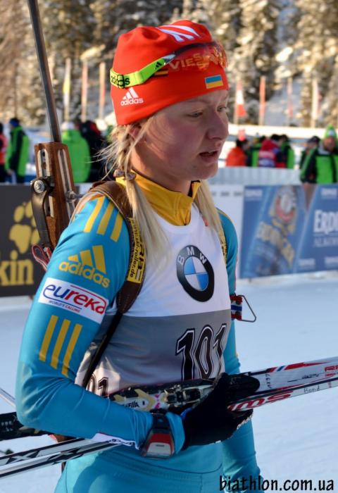 BONDAR Yana. Antholz 2013. Sprint. Women