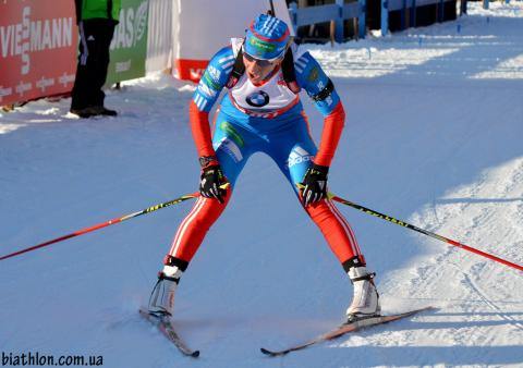 ZAITSEVA Olga. Antholz 2013. Sprint. Women