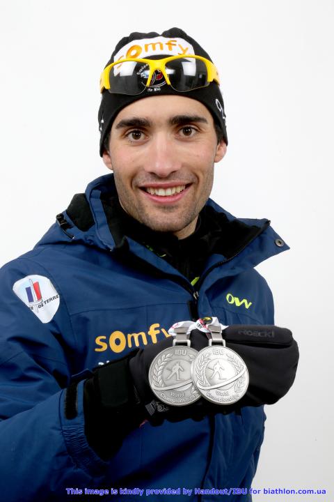 FOURCADE Martin. Nove Mesto 2013. Medalists of the sprint races