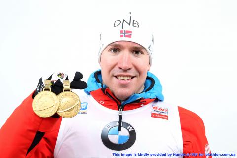 SVENDSEN Emil Hegle. Nove Mesto 2013. Medalists of the sprint races