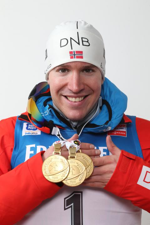 SVENDSEN Emil Hegle. Nove Mesto 2013. Medalists of the pursuit races