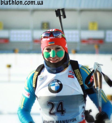 BILOSYUK Olena. Khanty-Mansiysk 2013. Sprint. Women