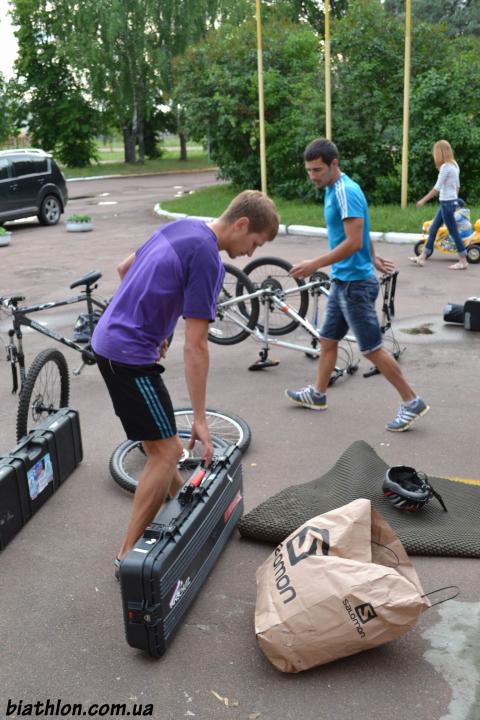 SEMENOV Serhiy, , PRYMA Artem. Chernigov athletes returned home after the first training camp